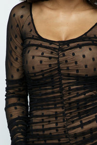 Pure Charm Polka Dot Mini - Black - Classic Chic Couture™