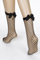 Fishnet Bow Anklet Sock