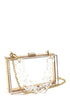 Crystal Clear Plastic Clutch