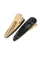 Snake Skin Leather Hair Clip - Classic Chic Couture™
