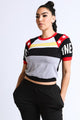 Dripped in Finesse Crop Top - Red - Classic Chic Couture™