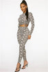 Snake Print Stretch Set