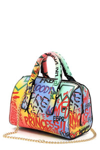 Graffiti Mini Crossbody Bag