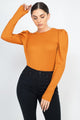 Rework the Room Puff Sleeve Top - Camel