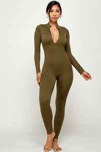 Naked Wardrobe Seamless Jumpsuit - Olive