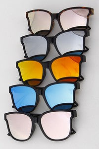 Mirror Finish Fashion Sunglasses