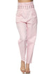 Jolie High Waist Paperbag Pants - Blush