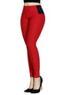Red High Waist Pant