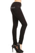 Black Rhinestone Skinny Pants