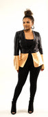 Lilian Two Tone Satin Blazer