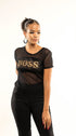Boss Babe Black Mesh Tee